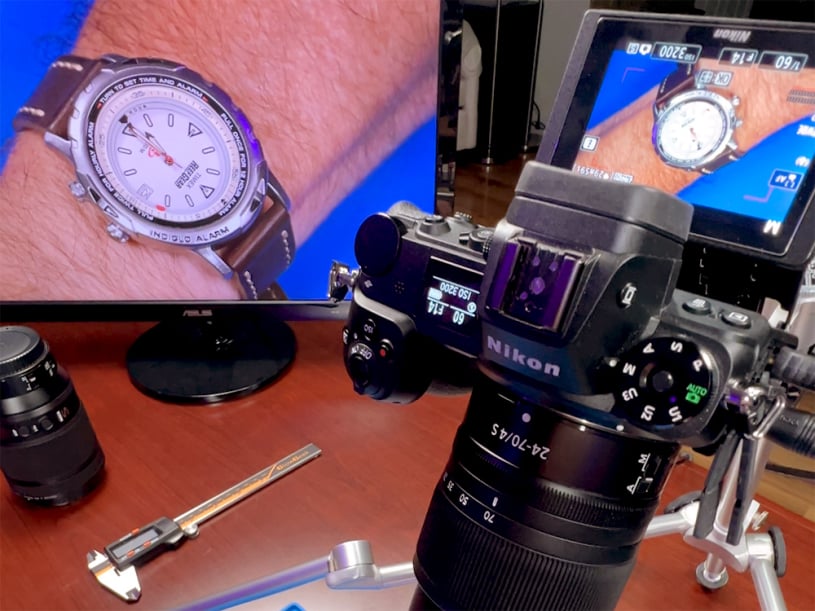 Watch with Mike behind the scenes photography tips