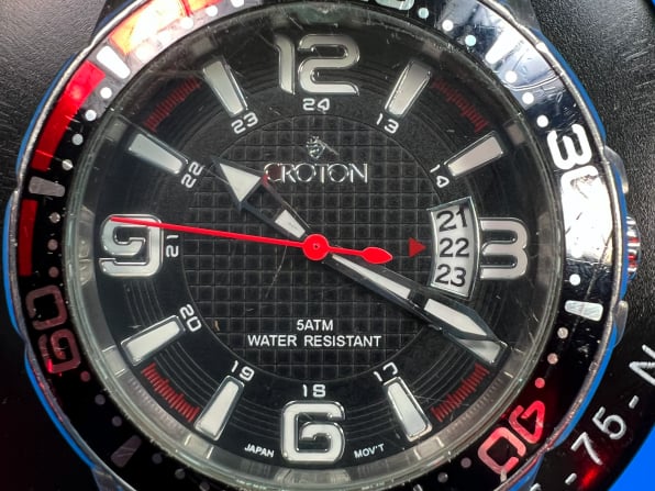 $3 Croton quartz dive watch 